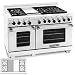 American Range 48 Inch Natural Gas Range With 4 Burners, Griddle, And Grill