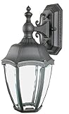 IMAGE OF Dolan Designs 951-50 Black Roseville Traditional / Classic 1 Light Outdoor Wall Sconce from the Rose