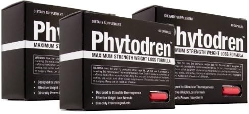 Phytodren 3pack - Hardcore Weight Loss - Burn Fat - Boost Energy Levels