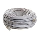 41cxfQGQA3L. SL160 100ft White cat5e Ethernet Cable for linksys D link Router 100 100 ft