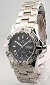MENS CROTON STEEL DAY DATE WATCH CA301051SSBK