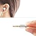 Fast Jewelry® High Sound Quality Piston Earphone Headphone Headset In-ear Earbud with Remote & Mic for Smartphone (Black)