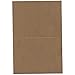 JAM PAPER Blank Foldover Cards - 4 5/8 x 6 1/4 (Fits in A6 Envelopes) - 100% Recycled Brown Kraft Paper Bag - 25/Pack