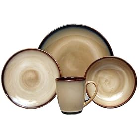 Nova 16-pc. Dinnerware Set - Brown by Dinnerware