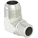 EATON Aeroquip 2024-12-16S 90 Degree Male Elbow, JIC 37° & NPT End Types, Carbon Steel, 1 JIC(m) x 3/4 NPT(m) End Size, 1" Tube OD, 3/4" Male Pipe Size