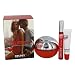 Red Delicious by Donna Karan - Gift Set -- 3.4 oz Eau De Parfum Spray+ .2 oz Roll on Pen + Lip Gloss