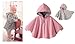 Gaorui Baby Kids Toddler Double-side Wear Hooded Cape Cloak Poncho Hoodie Coat