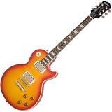 Epiphone Les Paul Tribute Electric Guitar, Faded Cherryburst Asymmetrical Neck