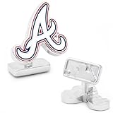 MLB Palladium Atlanta Braves Cufflinks