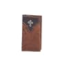 American West Men's Rodeo Wallet with Flap for Ch-As Shown