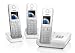 Gigaset C300A Trio Schnurlostelefon (4,3 cm (1,7 Zoll) Grafik-Display, Freisprecheinrichtung, Anrufbeantworter, 2 Mobilteile) wei�