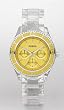 Fossil - Clear Stella Yellow Dial Watch ES2609