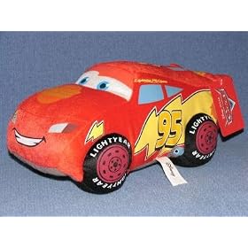 Disney Pixar Cars - Lightning Mcqueen Plush Doll Pillow