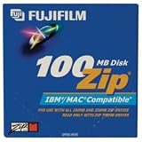 O FUJI O - Disk - ZIP - 100MB - IBM/MAC dual Format 10 pack box - Sold As 10 Per Pack