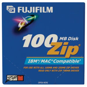 Fujifilm 10PK ZIP DATA CART 100MB-PC/MAC FMT BOX ( 25275110 )