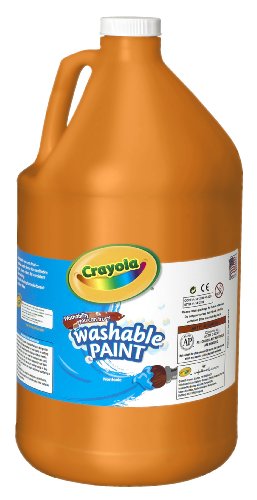 Crayola 54-2128-036 Washable Paint, Gallon Size, Orange