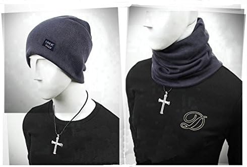 Cool Unisex Multifunctional Headwear Beanies Outdoor Warm Neck Gaiter for Cycling, Skiing and Daily Wear (Dark Grey)