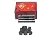 HOLZKOHLE PADS - THREE KINGS - Ø 33MM - 100 PADS