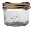 Ball 12 Pack 1/2 Pint Wide Mouth Jar 00500
