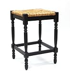 Carolina Classic 24" Hawthorne Counter Stool 16.5x16.5x24, Antique  Black