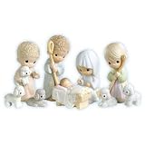 Precious Moments Nativity Series, Set/9 Nativity Figurines W/CD