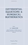 Differential equations and numerical mathematics : selected papers presented to a national conference held in Novosibirsk, September 1978