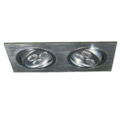 C-Light 2 x 3 W High Power Profi Line LED Einbau Spot 230 V / 560 Lumen
