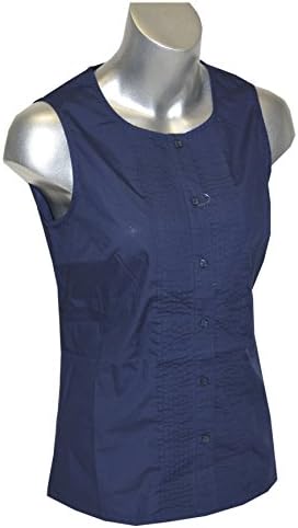 Tommy Hilfiger Women Tuxedo Shell Top (S, Navy)