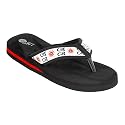 Alki'i "Lily" White/Red Women's Flip Flop, Slipper