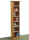 ARISTO - Solid Wood CD / DVD / Video Media Storage Shelf Stand