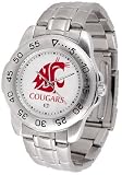 NCAA Washington State Cougars Sport Steel Watch - B000A87DPM