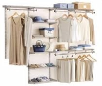Rubbermaid Configurations 3- to 6-foot Deluxe Custom Closet Kit, White, #3H8800