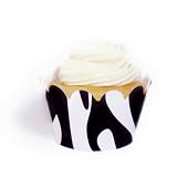 Dress My Cupcake Wild Zebra Print MINI Cupcake Wrappers, Set of 18 - Zebra Print Cupcake Liners & Decorations Dress My Cupcake Wild Zebra Print MINI Cupcake Wrappers, Set of 18 - Zebra Print Cupcake Liners & Decorations