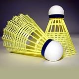 Tube of Six YELLOW PVC Base Blue Band International Tournament Nylon Badminton Shuttlecocks