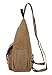 Mens Boys Vintage Canvas Shoulder Military Messenger Bag Sling School Bags Chest Military Leather Patchwork Messenger Bag- Great Christmas Birthday Gift for Families and Friends