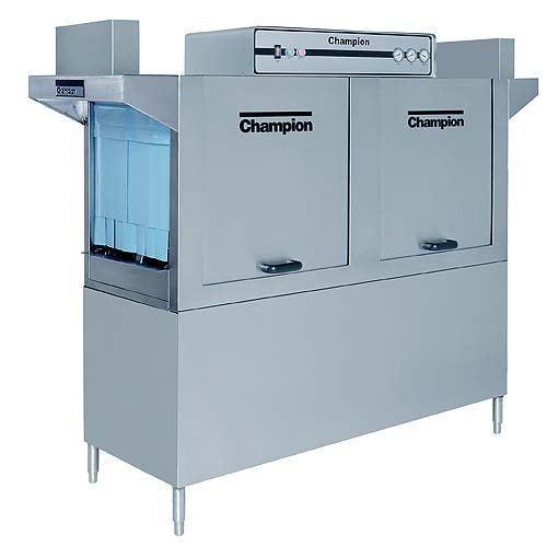 Champion 64 277 Rack/Hr High Temp Conveyor Dishwasher