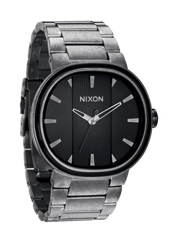 Nixon Capital Antique Silver-Black Watch A090