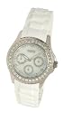 Oasis B570 Ladies Analogue White Strap Watch