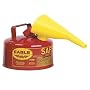 Eagle 1 Gallon Type 1 Gasoline Safety Can With Funnel #UI10FS