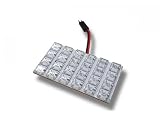 Produkt-Bild: FK Automotive FKBP0101277 LED Birne / Platine f&uuml;r Innenraumbeleuchtung von FK mit 24 LEDs und 3 Adaptern f&uuml;r T10, BA9S, T11 28-42 mmFarbe blau, 12V, Gr&ouml;&szlig;e 65x35 mm