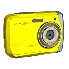Easypix W524-Y Aqua Digitalkamera (5 Megapixels, 6,1 cm (2,4 Zoll) Display, Macro wasserdicht) gelb