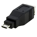 StarTech.com Adaptador Micro USB a USB B - M/H, Micro USB B, USB B, macho/hembra, 12.00 mm, 110.00 mm, 91.00 mm