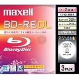 マクセル 2倍速対応BD-RE 3枚パック50GB(片面2層) BE50VWPA.3J
