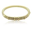 Gold Tone Austrian Crystal Bangle Bracelet Fashion Jewelry