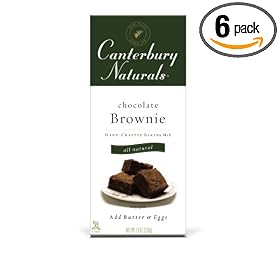 Canterbury Naturals Brownie Mix, 19-Ounce Packages (Pack of 6)