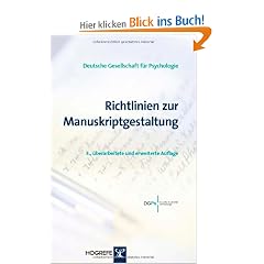 Richtlinien zur Manuskriptgestaltung