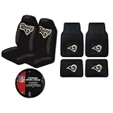 A Set of 4 NFL Universal Fit Front All-Weather Floor Mats and A Set of 2 Universal... 