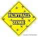 PAINTBALL ZONE -Sign- new signs gun player paint balls