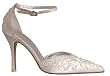 Wedding, Bridal, Satin with Beads and Embroided - Evening Shoes - Casablanca Shoe