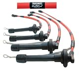 BMW 88-91 M3 (2.3L 4Cyl) Nology HotWires Ignition Spark Plug Wires (Red Color Only) by Nology